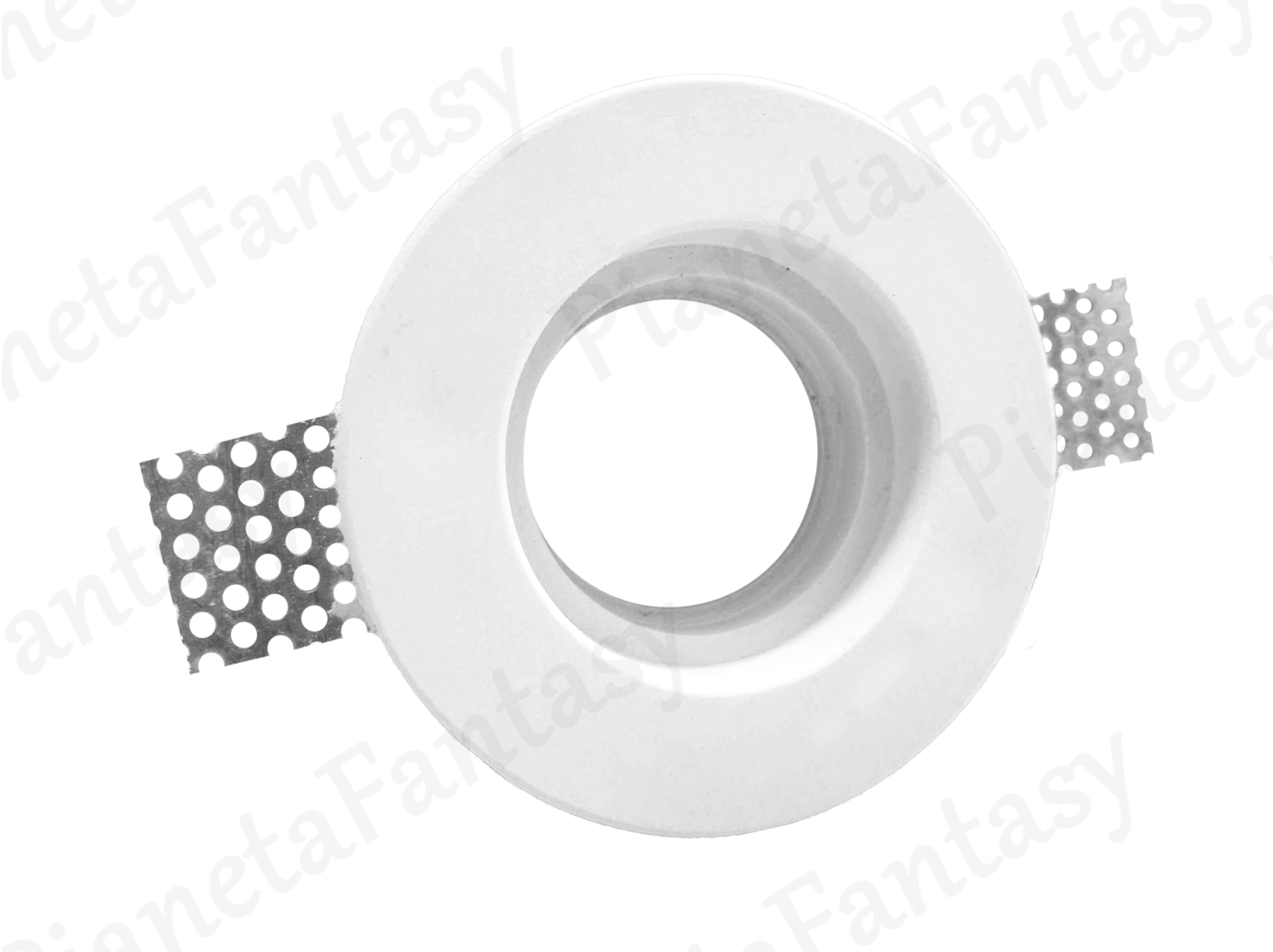 PORTA FARETTO ART-PF6 TONDO IN GESSO CERAMICO PER LAMPADINE LED