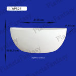 APPLIQUE DA PARETE IN GESSO CERAMICO ART-AP525