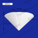 APPLIQUE DA PARETE IN GESSO CERAMICO ART-AP534