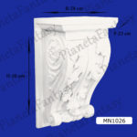 REGGIMENSOLA IN GESSO CERAMICO ART-MN1026