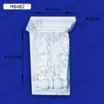 REGGIMENSOLA IN GESSO CERAMICO ART-MN482