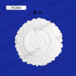 ROSONE IN GESSO CERAMICO ART-RS380