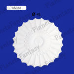 ROSONE IN GESSO CERAMICO ART-RS388