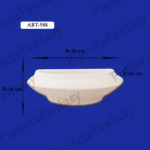 APPLIQUE ART-588 DA PARETE IN GESSO CERAMICO