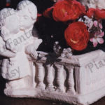 VASO PORTAFIORI ART-1290 GIULIETTA E ROMEO IN CEMENTO NO PIETRA