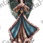 FATA CON LANTERNA ESCLUSIVA LES ALPES POINT ART. LP11012