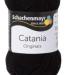 Cotone Catania Original Schachenmayr 50gr 00010 Nero Uncinetto Amigurumi