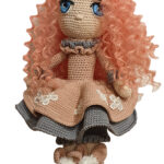 Bambola Amigurumi Doll Bunny Bambolina Crochet Handmade