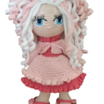 Bambola Amigurumi Doll Yumi Bambolina Crochet Handmade
