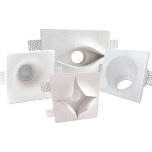 Porta Faretti in Gesso Ceramico