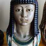 BUSTO DI CLEOPATRA IN RESINA DI GESSO