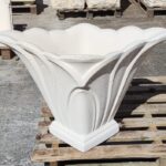 VASO PORTAFIORI ART- VS012 POLVERE DI MARMO E CEMENTO NO PIETRA